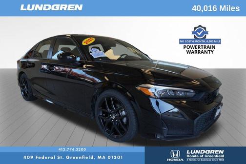 Black 2025 Honda Civic Sport