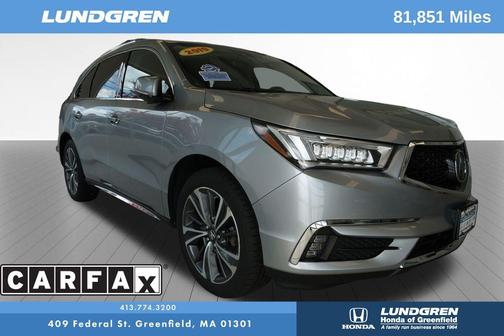 Silver 2019 Acura MDX 3.5L w/Technology Package