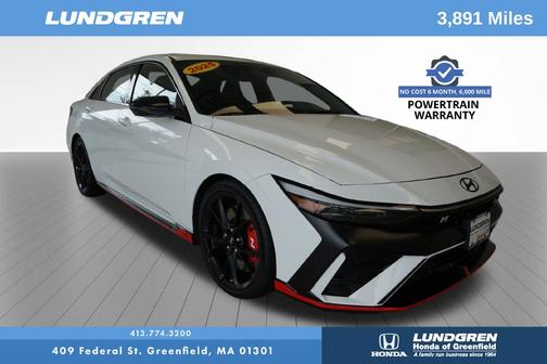 Atlas White 2025 Hyundai ELANTRA N Base