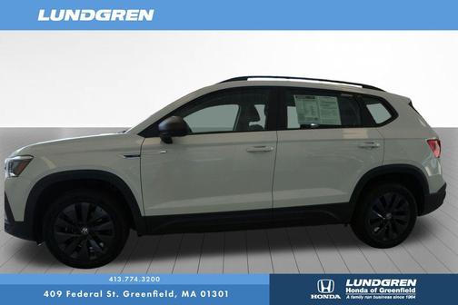 Pure White 2024 Volkswagen Taos 1.5T S