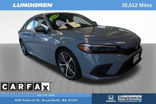 Gray 2024 Honda Civic Touring