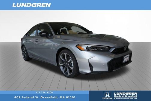 Solar Silver Metallic 2026 Honda Civic Hybrid Sport Touring