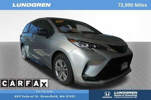 Celestial Silver Metallic 2022 Toyota Sienna XSE 7 Passenger