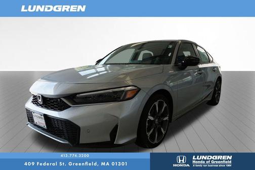 Solar Silver Metallic 2026 Honda Civic Hybrid Sport Touring