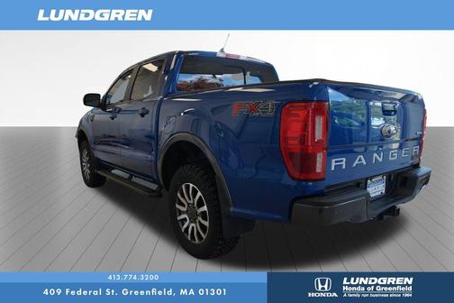 Lightning Blue Metallic 2020 Ford Ranger Lariat