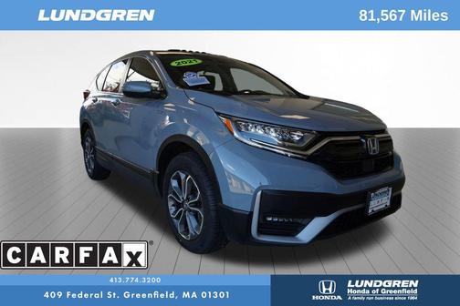 Gray 2021 Honda CR-V Hybrid EX-L