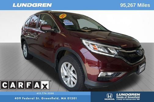 Red 2015 Honda CR-V EX-L