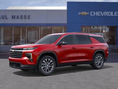 Radiant Red 2026 Chevrolet Traverse LT