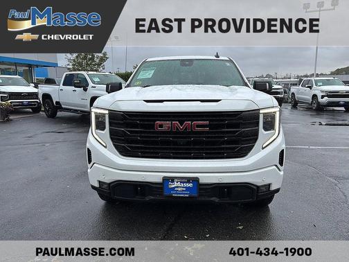 Summit White 2024 GMC Sierra 1500 Elevation