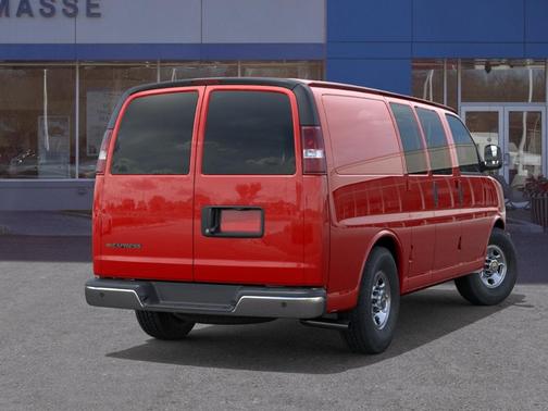 Red 2026 Chevrolet Express 2500 Work Van