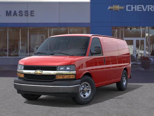 Red 2026 Chevrolet Express 2500 Work Van