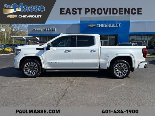 White Frost Tri-Coat 2024 GMC Sierra 1500 Denali Ultimate