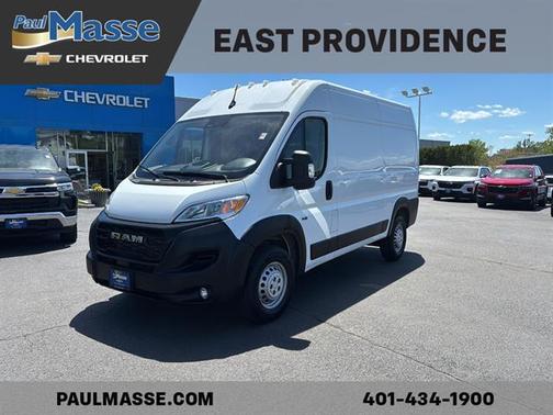 Bright White 2025 RAM ProMaster 2500 High Roof