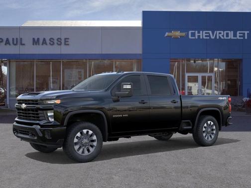 Black 2026 Chevrolet Silverado 2500 Custom