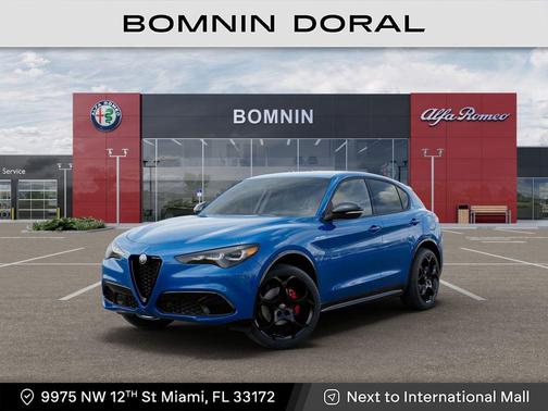 Misano Blue Metallic 2025 Alfa Romeo Stelvio Sprint AWD