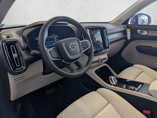 Crystal White 2026 Volvo XC40 Plus, B5 AWD Gas (mild hybrid), Dark