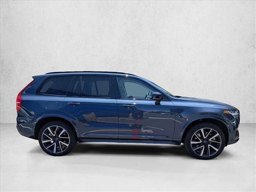 Denim Blue Metallic 2023 Volvo XC90 Recharge Plug-In Hybrid T8 Plus Dark Theme 7-Seater