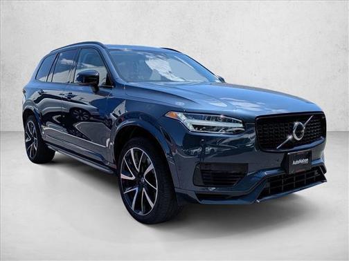 Denim Blue Metallic 2023 Volvo XC90 Recharge Plug-In Hybrid T8 Plus Dark Theme 7-Seater
