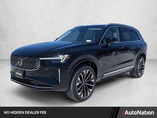 Onyx Black Metallic 2026 Volvo XC90 Plug-In Hybrid Ultra, T8 AWD, Electric/Gasoline, Bright, 7 Seats