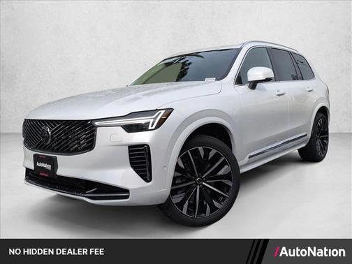 Crystal White Pearl 2026 Volvo XC90 Plus, B6 AWD Gas (mild hybrid), Gasoline, Bright, 7 Seats