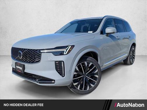 Vapour Grey Metallic 2026 Volvo XC90 Plus, B6 AWD Gas (mild hybrid), Gasoline, Bright, 7 Seats