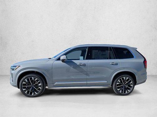 Vapour Grey Metallic 2026 Volvo XC90 Plus, B6 AWD Gas (mild hybrid), Gasoline, Bright, 7 Seats