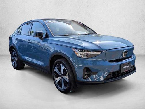 Fjord Blue Metallic 2023 Volvo C40 Recharge Pure Electric Twin Plus