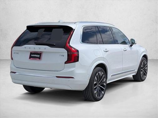 Crystal White Pearl 2026 Volvo XC90 Plug-In Hybrid Ultra, T8 AWD, Electric/Gasoline, Bright, 7 Seats