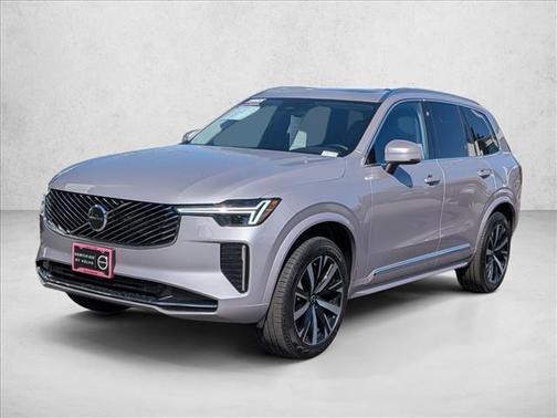 Aurora Silver 2026 Volvo XC90 Core, B6 AWD Gas (mild hybrid), Gasoline, Bright, 7 Seats