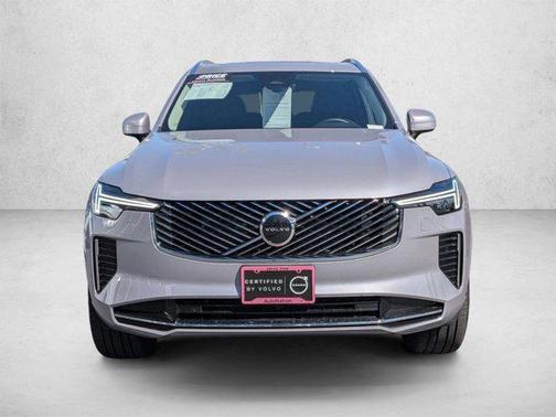 Aurora Silver 2026 Volvo XC90 Core, B6 AWD Gas (mild hybrid), Gasoline, Bright, 7 Seats