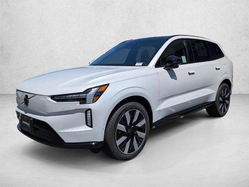 Crystal White Meta 2026 Volvo EX90 Plus, Twin Motor, Fully electric, 7 Seats