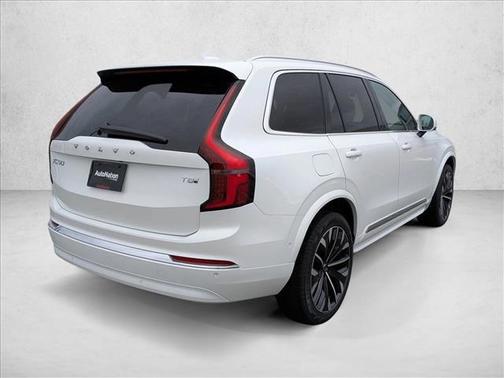 Crystal White Pearl 2026 Volvo XC90 Plug-In Hybrid Plus, T8 AWD, Electric/Gasoline, Bright, 6 Seats