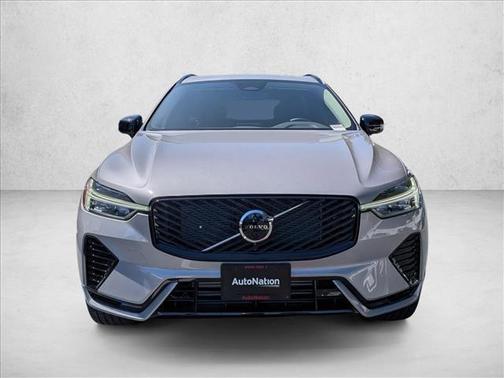 Aurora Silver 2026 Volvo XC60 Plug-In Hybrid Plus, T8 AWD Electric/Gasoline, Dark