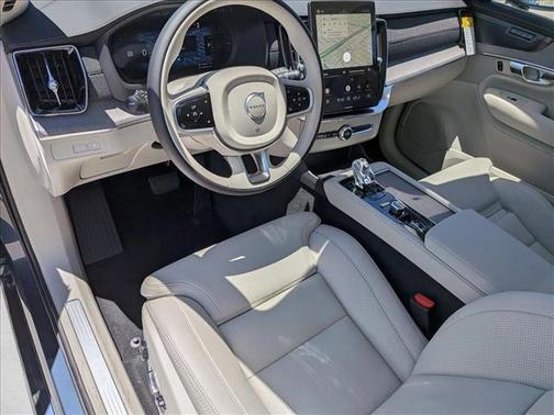 Denim Blue Metallic 2026 Volvo XC90 Plug-In Hybrid Ultra, T8 AWD, Electric/Gasoline, Bright, 7 Seats