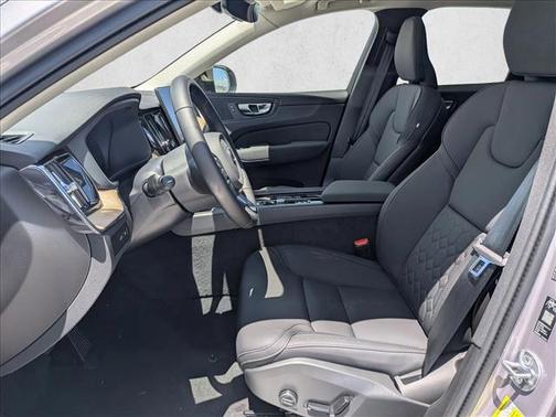 Aurora Silver 2026 Volvo XC60 Plug-In Hybrid Plus, T8 AWD Electric/Gasoline, Dark