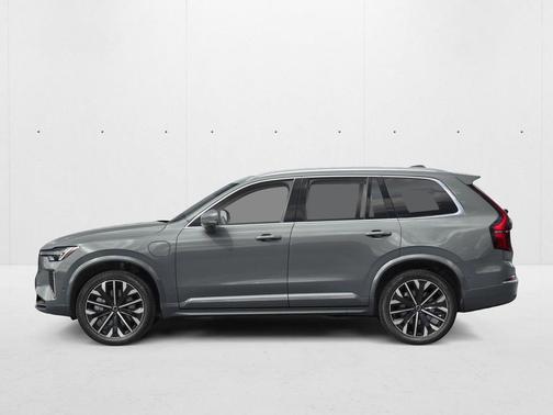 Denim Blue Metallic 2026 Volvo XC90 Plug-In Hybrid Core, T8 AWD, Electric/Gasoline, Bright, 7 Seats