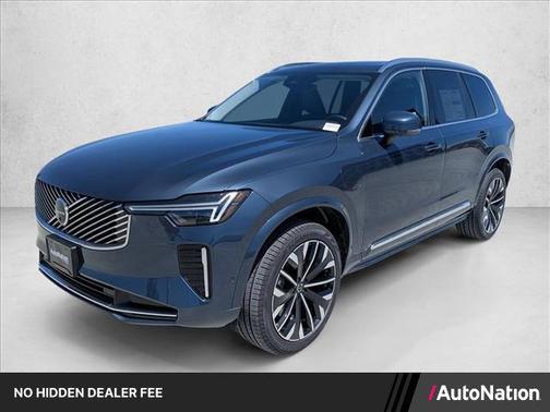 Denim Blue Metallic 2026 Volvo XC90 Plug-In Hybrid Plus, T8 AWD, Electric/Gasoline, Bright, 6 Seats