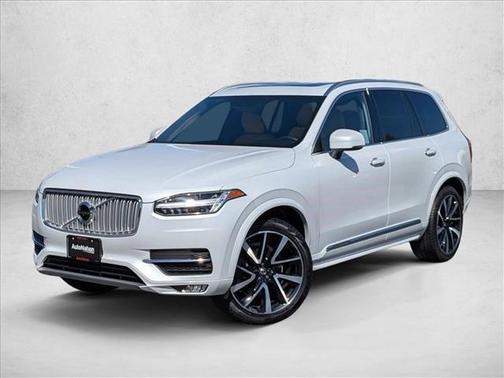 Crystal White Pearl Metallic 2019 Volvo XC90 T6 Inscription