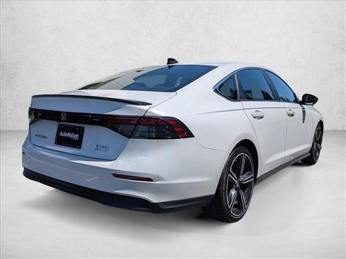 Platinum White Pearl 2023 Honda Accord Hybrid Sport