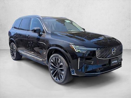 Onyx Black Metallic 2026 Volvo XC90 Plug-In Hybrid Plus, T8 AWD, Electric/Gasoline, Bright, 7 Seats