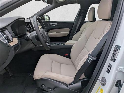 Crystal White Metallic 2026 Volvo XC60 Plug-In Hybrid Plus, T8 AWD Electric/Gasoline, Dark