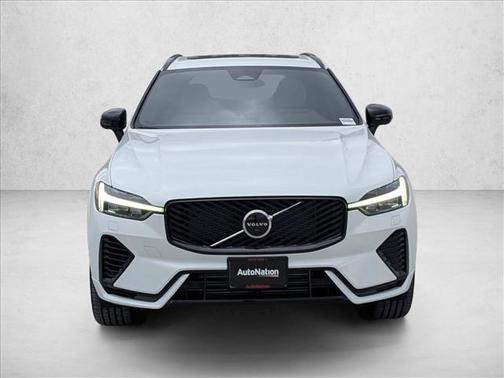 Crystal White Metallic 2026 Volvo XC60 Plug-In Hybrid Plus, T8 AWD Electric/Gasoline, Dark