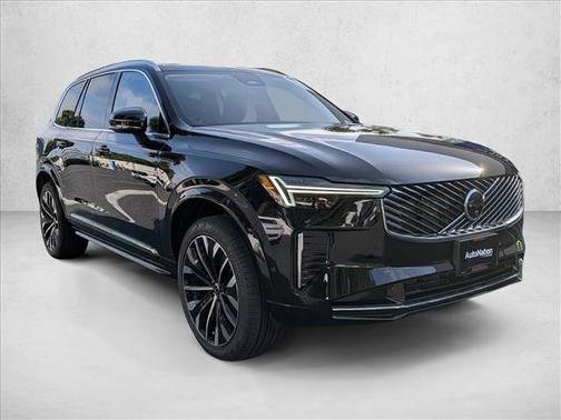 Onyx Black Metallic 2026 Volvo XC90 Plus, B6 AWD Gas (mild hybrid), Gasoline, Bright, 7 Seats