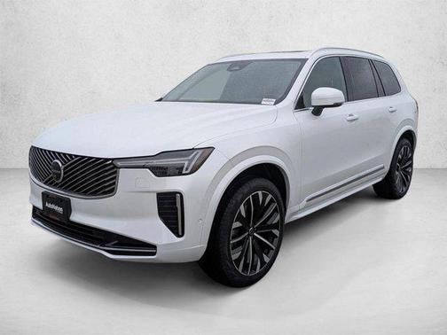 Crystal White Pearl 2026 Volvo XC90 Plus, B5 AWD Gas (mild hybrid), Gasoline, Bright, 7 Seats
