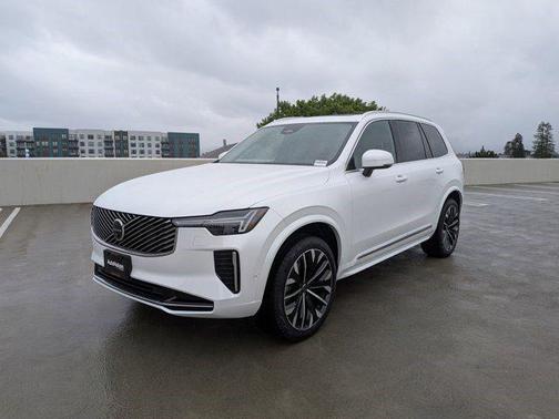 Crystal White Pearl 2026 Volvo XC90 Plus, B5 AWD Gas (mild hybrid), Gasoline, Bright, 7 Seats