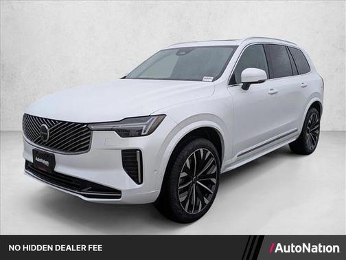 Crystal White Pearl 2026 Volvo XC90 Plus, B5 AWD Gas (mild hybrid), Gasoline, Bright, 7 Seats