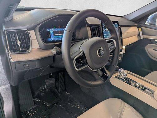 Denim Blue Metallic 2026 Volvo XC90 Plus, B6 AWD Gas (mild hybrid), Gasoline, Bright, 7 Seats