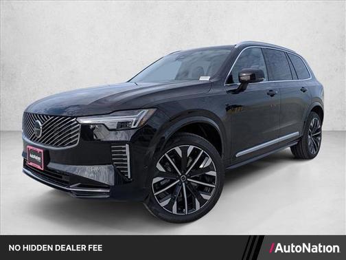 Onyx Black Metallic 2026 Volvo XC90 Plus, B5 AWD Gas (mild hybrid), Gasoline, Bright, 7 Seats