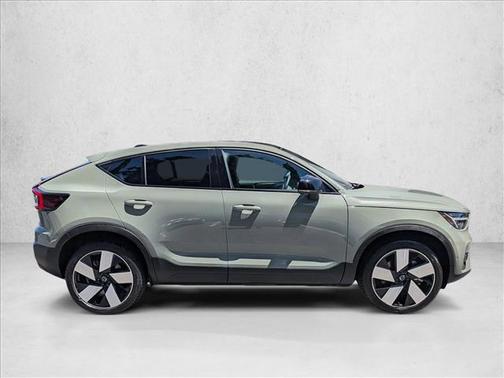 Sage Green Metallic 2023 Volvo C40 Recharge Pure Electric Twin Ultimate