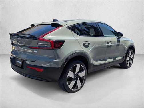 Sage Green Metallic 2023 Volvo C40 Recharge Pure Electric Twin Ultimate